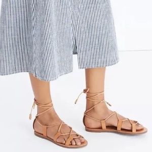 Madewell Tan Strappy Sandals